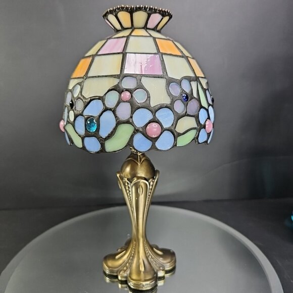 Retired "Partylite" Hydrangea Tealight Candle Lamp Gorgeous! - Picture 2 of 13